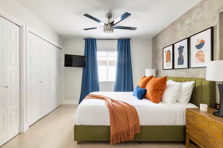 Stylish & Perfect for Families guest bedroom at a direct-booking vacation rental in Phoenix, Arizona