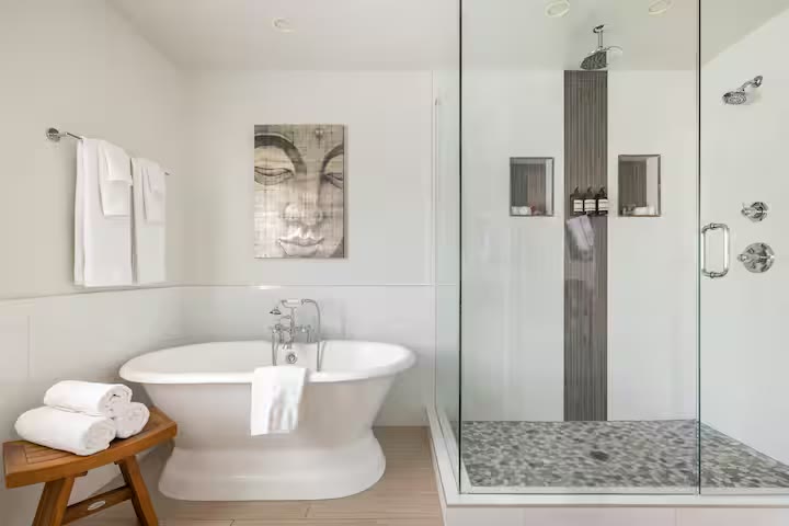 Stylish & Perfect for Families bathroom vanity at a direct-booking vacation rental in Phoenix, Arizona