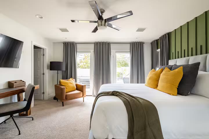 Stylish & Perfect for Families guest bedroom at a direct-booking vacation rental in Phoenix, Arizona