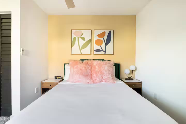 Modern All-En-Suite Home king bedroom at a direct-booking vacation rental in Phoenix, Arizona