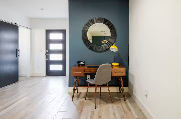 Modern All-En-Suite Home hallway decor at a direct-booking vacation rental in Phoenix, Arizona