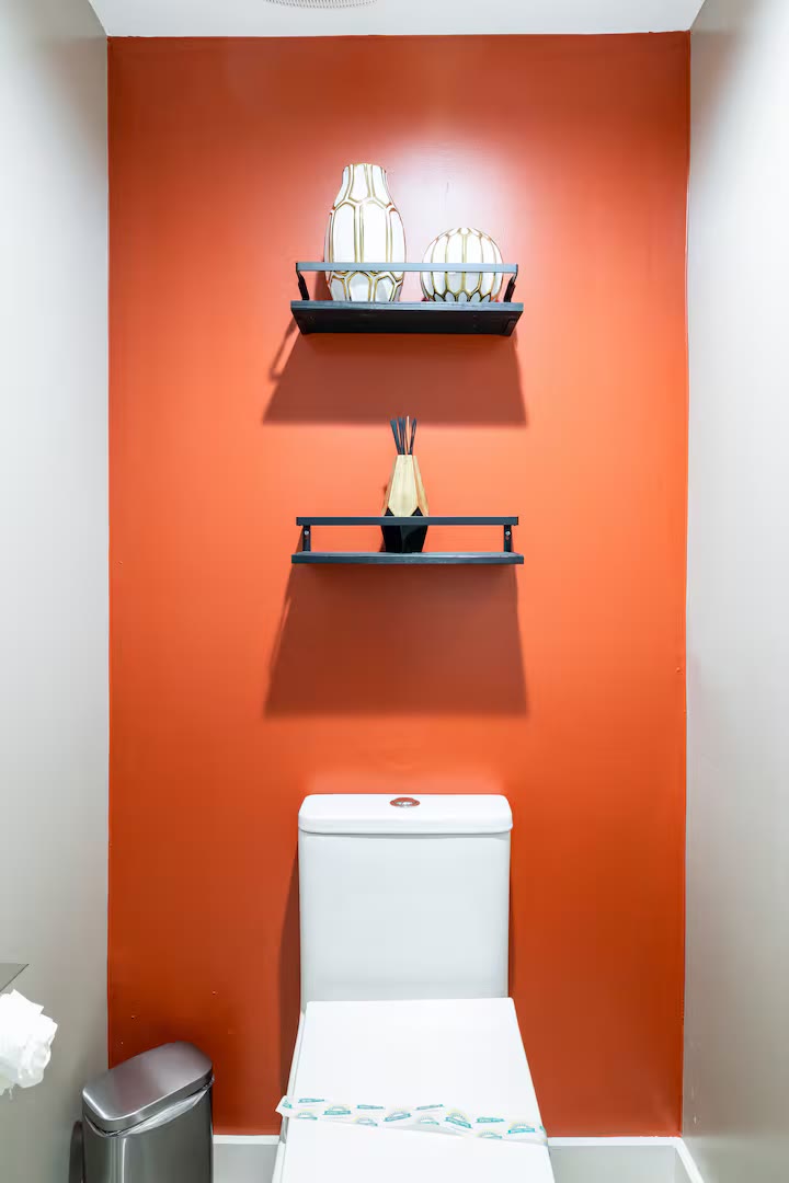 Modern All-En-Suite Home bathroom vanity at a direct-booking vacation rental in Phoenix, Arizona