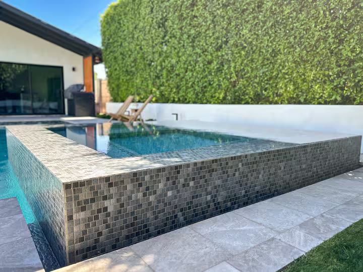 Palm Haven Pool House pool and spa at a direct-booking vacation rental in Phoenix, Arizona